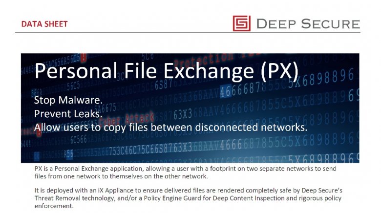 Personal File Exchange (PX)