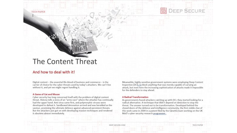 The Content Threat 