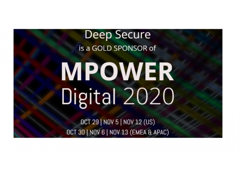 Deep Secure - Gold Sponsors at MPOWER 2020