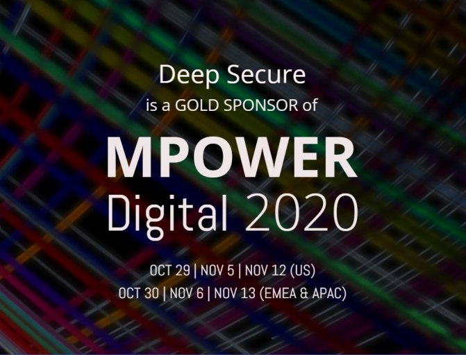 Deep Secure - Gold Sponsors at 2020